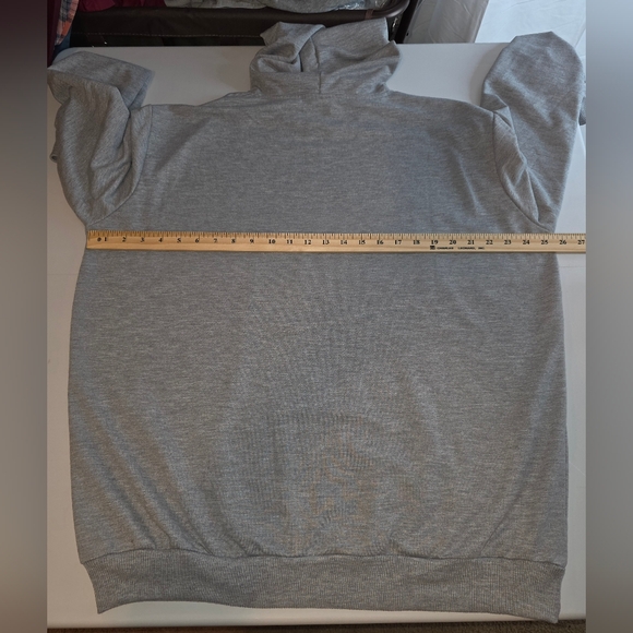 Always Blanks Gray Hoodie with 90's Vintage Lumberjack Graphic Size XL BP-3068 - Picture 6 of 11